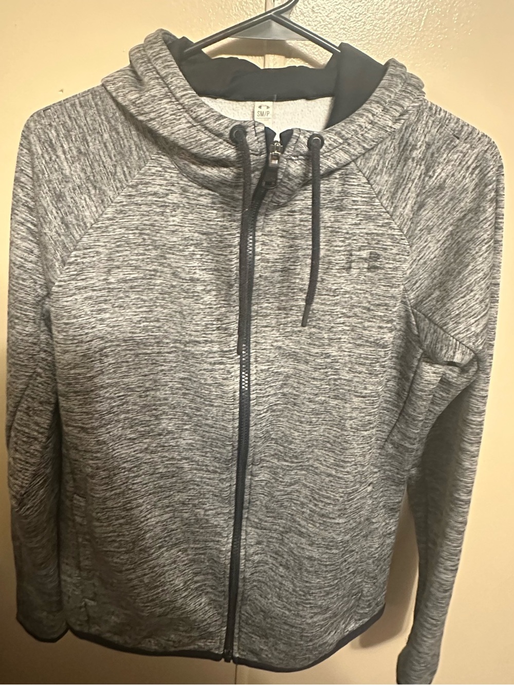 Under Armour Women's Heather Gray Full-Zip Hoodie Jacket